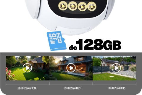 Kamera Ip 2X2mpx Gsm 4G Lte Z Dźwiękiem, Detekcją Ruchu, Ip66