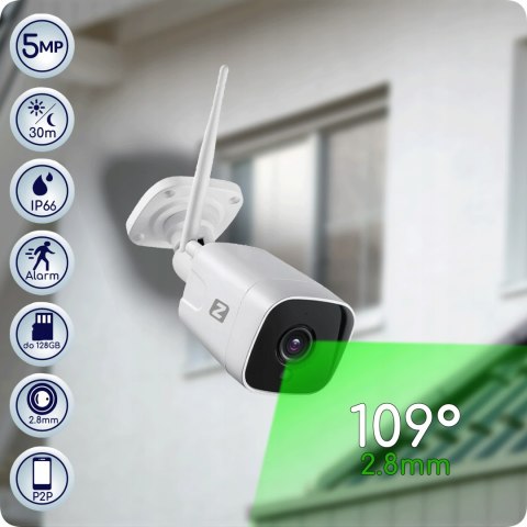 Kamera Ip A5 Wifi 5Mp Z Audio, Ip66, Dla Micro Sd Do 128Gb - Zintronic