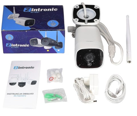 Kamera Ip A5 Wifi 5Mp Z Audio, Ip66, Dla Micro Sd Do 128Gb - Zintronic