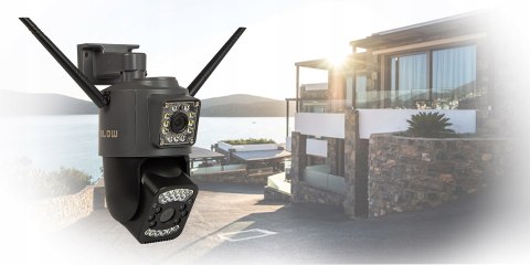 Kamera Ip Blow H-332-B Wifi 2Mp Z Obrotem, Zoom I Audio Dwukierunkowym