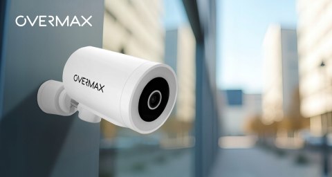 Kamera Ip Bullet Zewnętrzna 4Mp Obrotowa 350° Podgląd Na Żywo I Alarm Biała