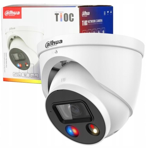 Kamera Ip Dahua Tioc 5Mpx Poe Ai 2.8Mm Obiektyw Ir/Led Audio Wizsense Ip67