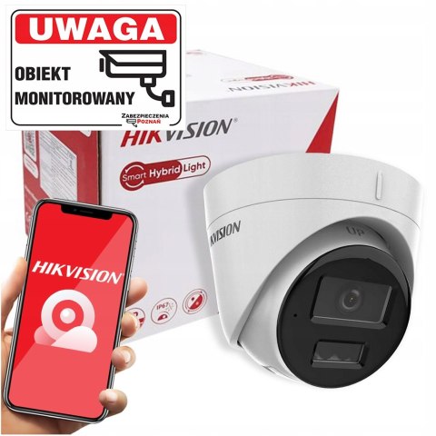 Kamera Ip Hikvision 4Mpx Smart Hybrid Light Ip67 Poe - 2.8Mm 98° Wdr 120
