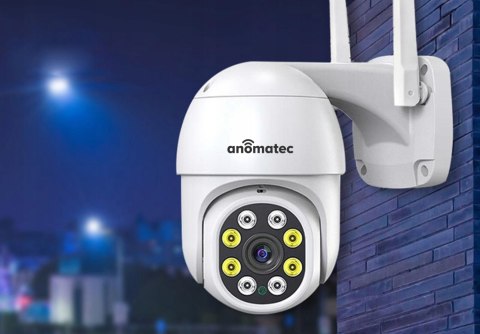 Kamera Obrotowa Wifi Zewnętrzna 4Mp Ip63 Nocny Podgląd 25M Zoom X4 Tuya