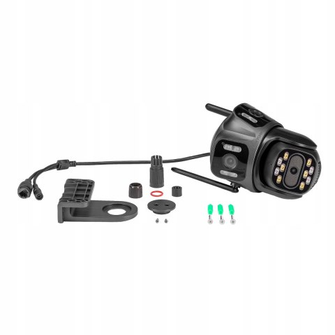 Kamera Ptz Luxtorn Ics224tl - 3 Obiektywy, 4Mp, Ip65, Wifi, Audio