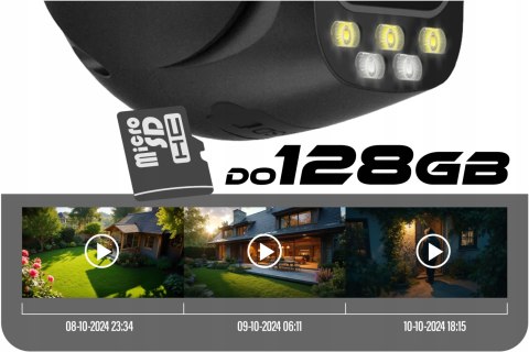 Kamera Ptz Luxtorn Ics224tl - 3 Obiektywy, 4Mp, Ip65, Wifi, Audio