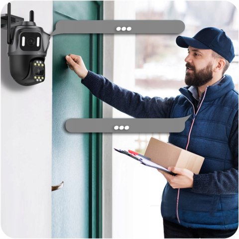 Kamera Ptz Luxtorn Ics224tl - 3 Obiektywy, 4Mp, Ip65, Wifi, Audio