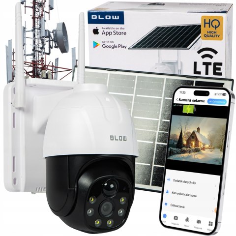 Kamera Solarno-4G Obrotowa 3Mp Z Aplikacją - Zestaw Do Monitoringu