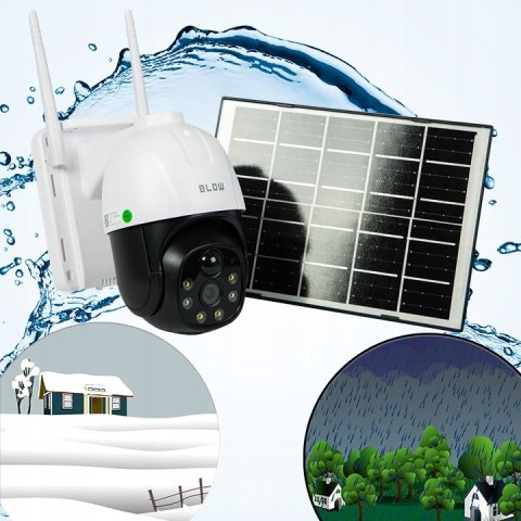 Kamera Solarno-4G Obrotowa 3Mp Z Aplikacją - Zestaw Do Monitoringu