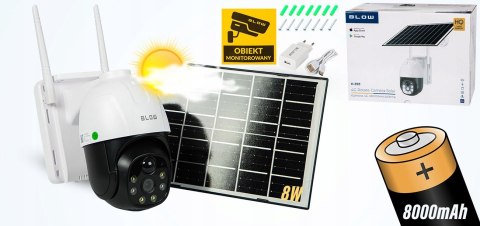 Kamera Solarno-4G Obrotowa 3Mp Z Aplikacją - Zestaw Do Monitoringu