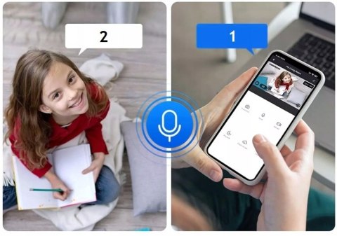 Kamera Szpiegowska Żarówka Wifi Ip 2Mpx Obrotowa Z Detekcją Ruchu I Led