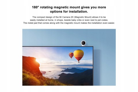 Kamera Wewnętrzna Xiaomi Mi Home 3Mp Detekcja Ruchu Tryb Nocny Alexa/Google