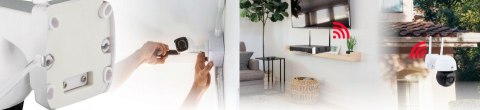 Kamera Wifi Obrotowa Fullhd 4X Zoom 2Mpx Z Detekcją Ruchu I Nocnym Ir Led