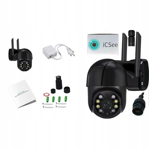 Kamera Zewnętrzna 4K 8Mp Wifi Ptz Z Detekcją Ruchu I Ir Ip66