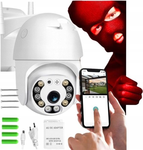 Kamera Zewnętrzna Wifi 1080P Z Detekcją Ruchu I Zoom 4X Ghh