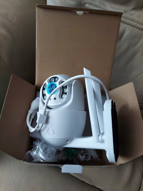 Kamera Zewnętrzna Wifi 5Mpx Ultra Hd 6X Zoom Twarzy / Ruchu Podgląd Ip66