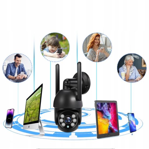 Nowoczesna Kamera Zewnętrzna Ip Wifi 8Mpx 4K Z Zoomem I Mikrofonem