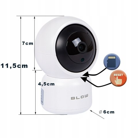 Obrotowa Kamera Ip Wifi 3Mp Ultra Hd Z Audio, Niania Oraz Detekcją Ruchu