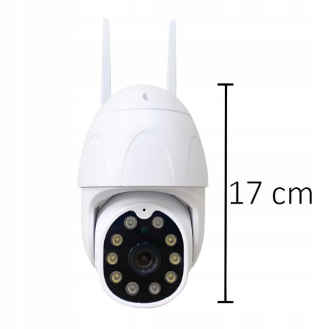 Obrotowa Kamera Zewnętrzna Wifi 2Mp 4X Zoom Z Detekcją Ruchu I Kartą 32Gb