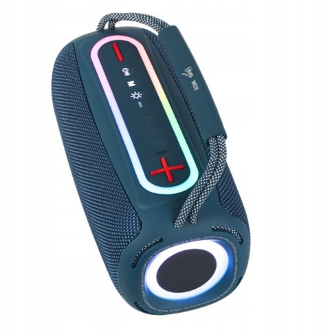 Duży Głośnik Bezprzewodowy 20W Bluetooth 5.1 Tws, Radio Fm, Rgb, Usb-C Ipx6