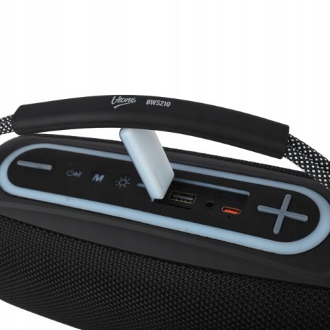 Duży Przenośny Głośnik Bluetooth 5.1 20W Bass Rgb Ipx6 Tws Radio Usb Aux