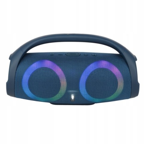 Duży Przenośny Głośnik Bluetooth Boombox 10W Ipx4 Usb Aux Mp3 Led Rgb Vtone
