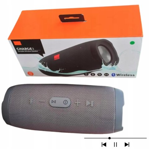 Głośnik Bezprzewodowy 40W Bluetooth Powerbank Radio Fm, 16H Pracy, Microsd