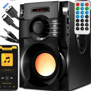 Głośnik Bluetooth 15W 2.1 Fm, Usb, Microsd Pilot - Kompaktowy Bezprzewodowy