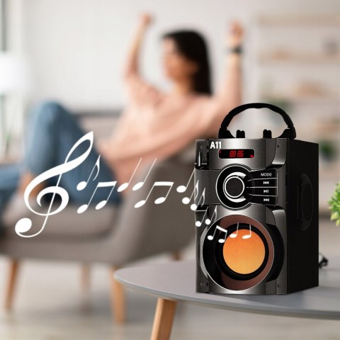 Głośnik Bluetooth 15W 2.1 Fm, Usb, Microsd Pilot - Kompaktowy Bezprzewodowy