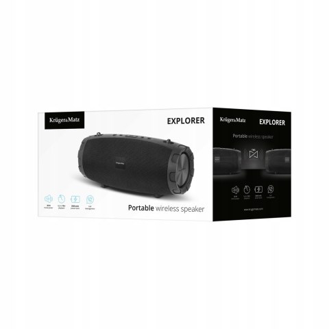 Głośnik Bluetooth 3-Głośnikowy Tws, Microfon, Aux - Kruger&Matz Explorer