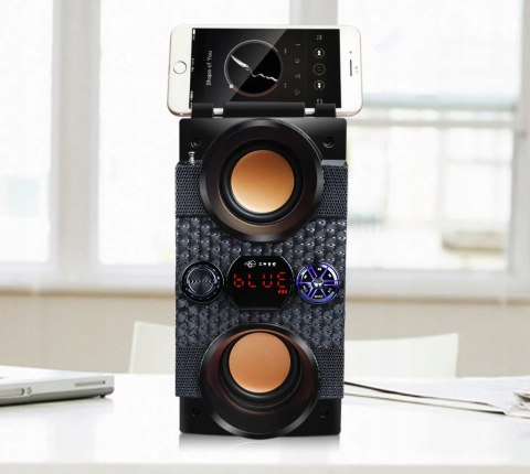 Głośnik Bluetooth 30W Z Radiem Fm, Ip67, Drewniana Obudowa, 15H Pracy