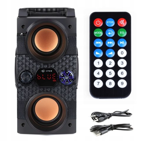 Głośnik Bluetooth 30W Z Radiem Fm, Ip67, Drewniana Obudowa, 15H Pracy