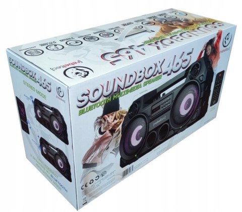 Głośnik Bluetooth 40W Tws Rgb Usb/Sd/Fm 8-12H Pracy - Rebeltec Soundbox 465