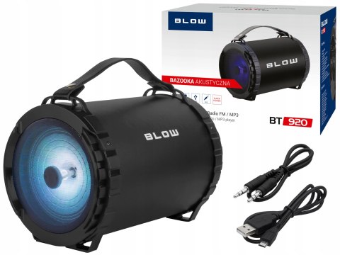Głośnik Bluetooth Blow Bt5.0 120W Led Fm Usb Microsd Karaoke 3H Przenośny
