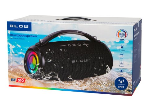 Głośnik Bluetooth Blow Bt510 Ip67 40W Z Radiem Fm I Bateri 4500Mah