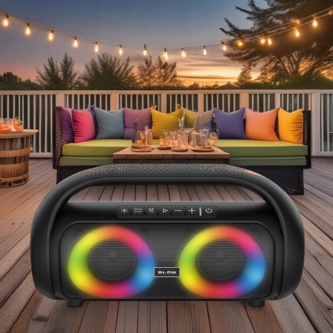 Głośnik Bluetooth Blow Soundwave 80W Ipx5 Tws Usb Karaoke Czarny