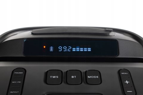 Głośnik Bluetooth Mocny 100W! Vivax Karaoke + 2 Mikrofony Led Aux/Usb, Tws