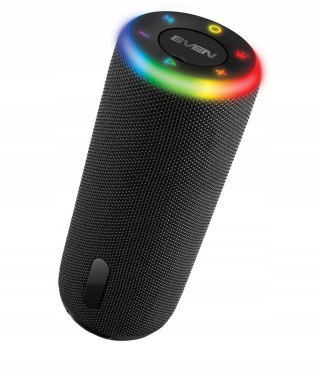Głośnik Bluetooth Sven 10W Rgb Led Usb Fm Tws - Przenośny Z Bassem, Czarny