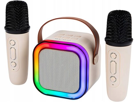 Głośnik Mobilny Blow Karaoke Rgb 10W 2X Mikrofony, Bluetooth, Usb-C, Uchwyt