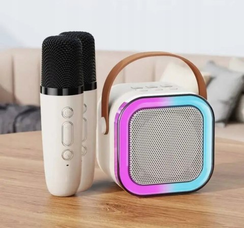 Głośnik Mobilny Blow Karaoke Rgb 10W 2X Mikrofony, Bluetooth, Usb-C, Uchwyt