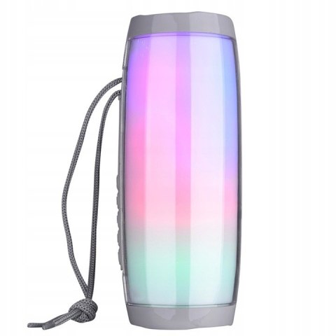 Głośnik Przenośny 10W Bluetooth Bt5.0 Z 360° Audio, Led, Microsd I Usb