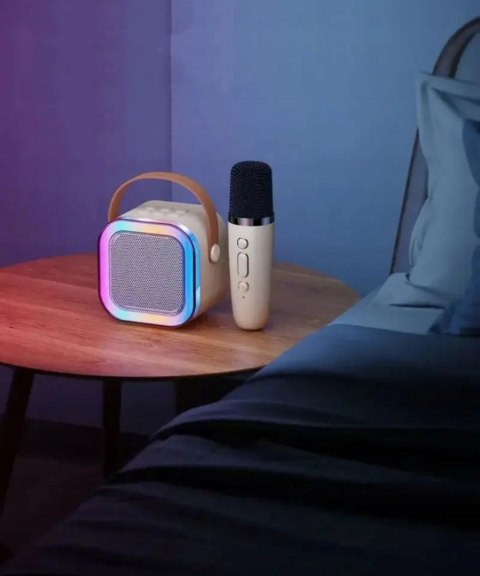Głośnik Przenośny Blow Karaoke Rgb 10W 2 Microfony Usb Sd Podświetlenie Led
