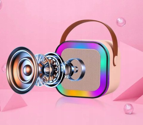 Głośnik Przenośny Blow Karaoke Rgb 10W 2 Microfony Usb Sd Podświetlenie Led