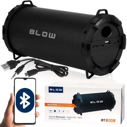 Głośnik Przenośny Bluetooth Blow Bazooka 25W Fm Usb/Microsd Aux 800Mah