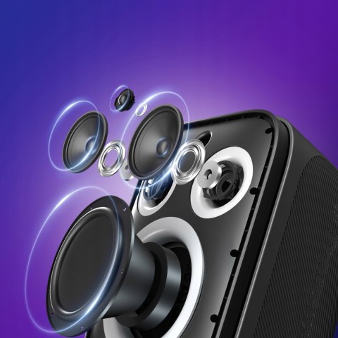Głośnik Przenośny Tronsmart Halo 200 120W 15000Mah Bt5.3 Tws Led Fm Karaoke