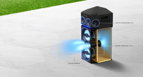 Głośnik Sieciowy Panasonic Ua30 Bluetooth Karaoke Usb Fm Z Airquake Bass
