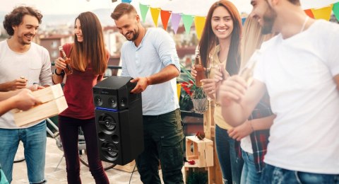 Głośnik Sieciowy Panasonic Ua30 Bluetooth Karaoke Usb Fm Z Airquake Bass