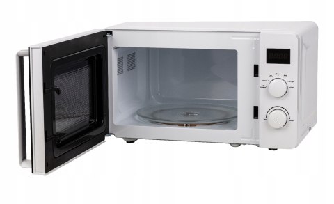 Kuchenka Mikrofalowa 20L Mpm 700W Led, 5 Poziomów, Rozmrażanie, 8 Programów