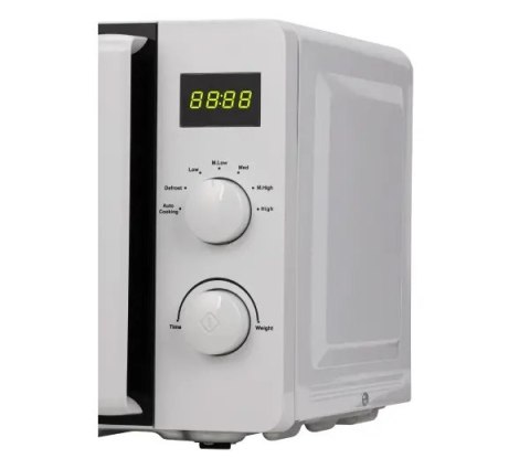 Kuchenka Mikrofalowa 20L Mpm 700W Led, 5 Poziomów, Rozmrażanie, 8 Programów
