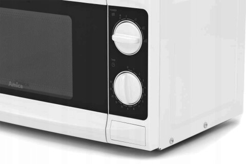 Kuchenka Mikrofalowa Amica 17L 700W Mechaniczna Multiwave Rozmrażanie Biała